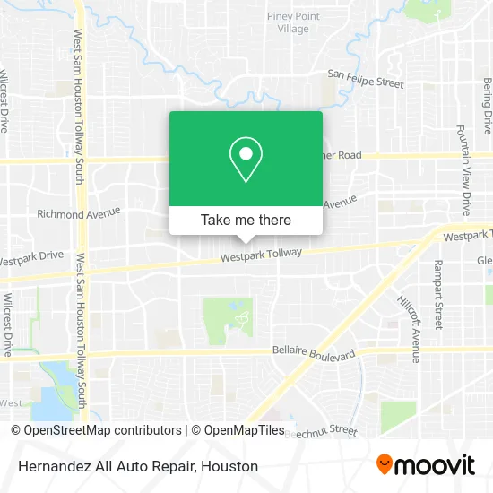 Hernandez All Auto Repair map