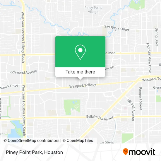 Piney Point Park map