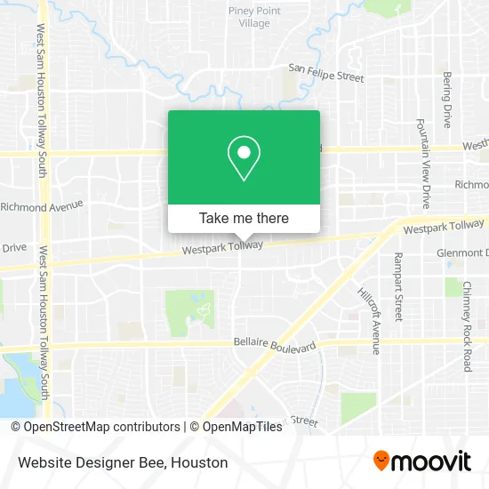 Website Designer Bee map