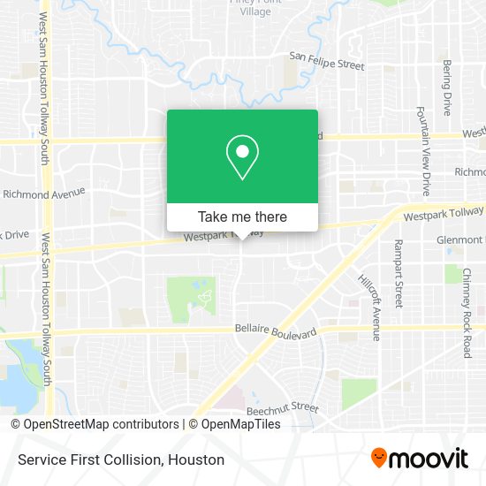 Service First Collision map