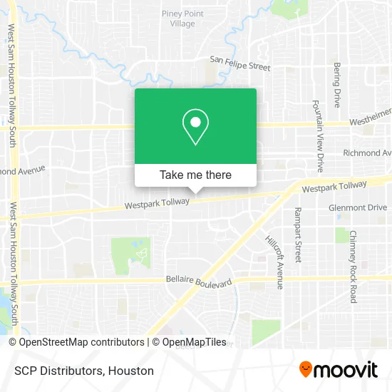 SCP Distributors map