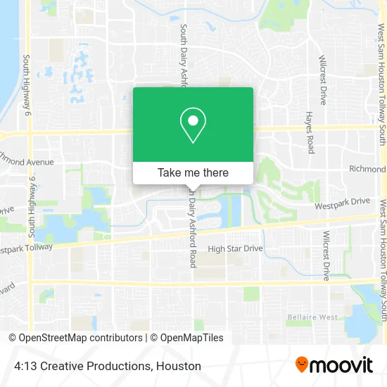 Mapa de 4:13 Creative Productions
