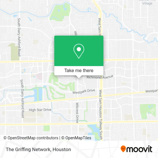 The Griffing Network map