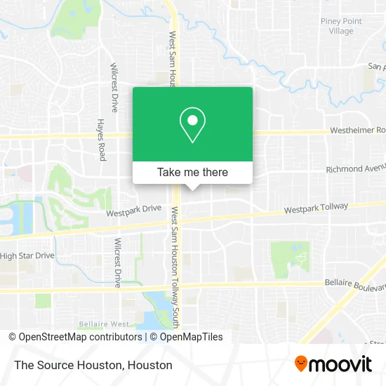The Source Houston map