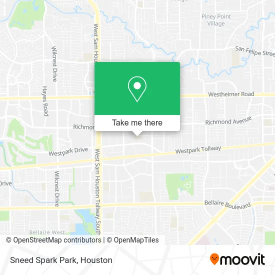 Mapa de Sneed Spark Park