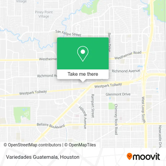 Variedades Guatemala map