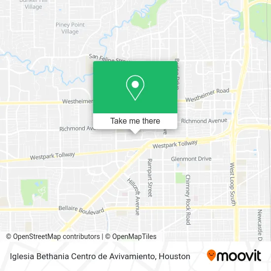 Iglesia Bethania Centro de Avivamiento map