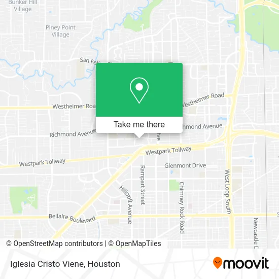 Mapa de Iglesia Cristo Viene