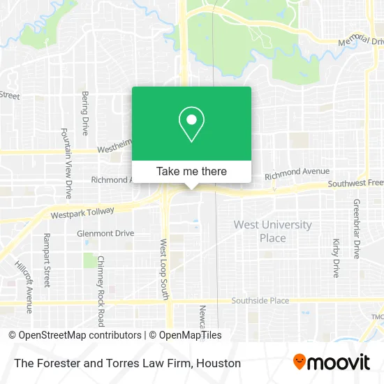 Mapa de The Forester and Torres Law Firm
