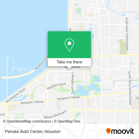 Penske Auto Center map