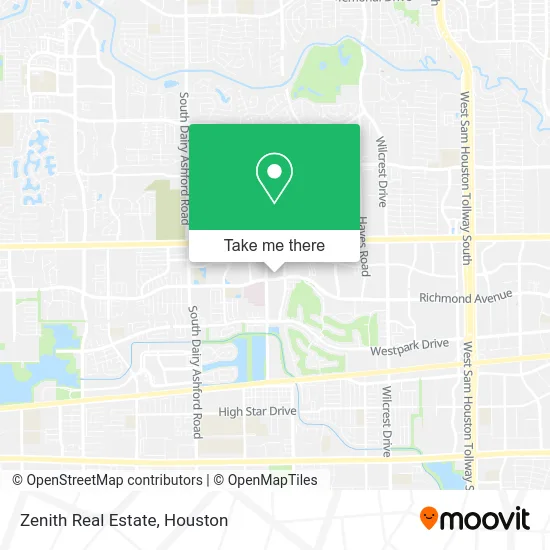 Zenith Real Estate map