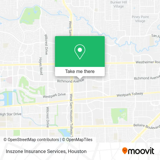 Inszone Insurance Services map