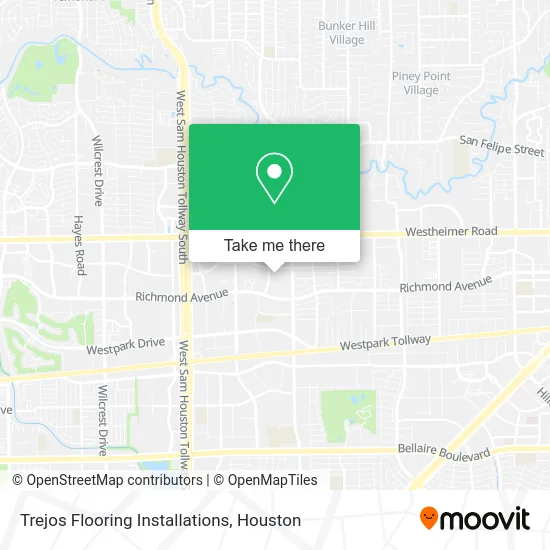 Trejos Flooring Installations map