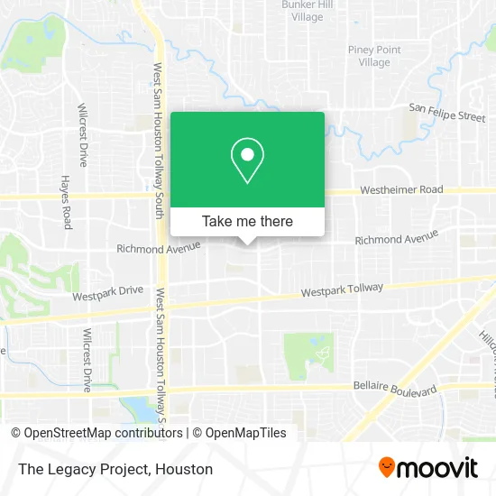Mapa de The Legacy Project