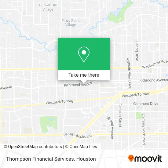 Thompson Financial Services map