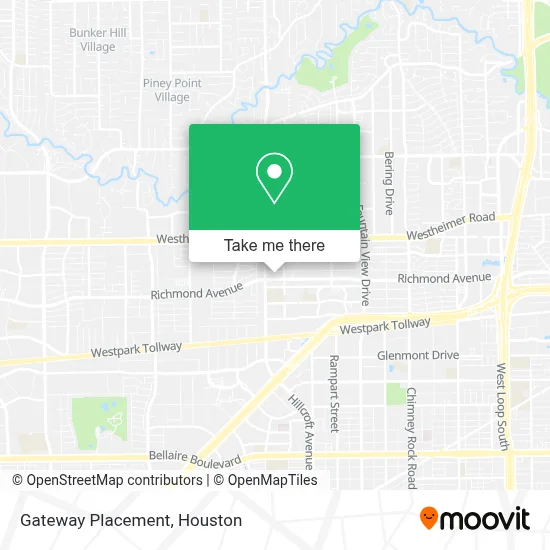 Gateway Placement map