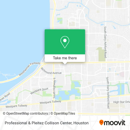 Professional & Pleitez Collison Center map