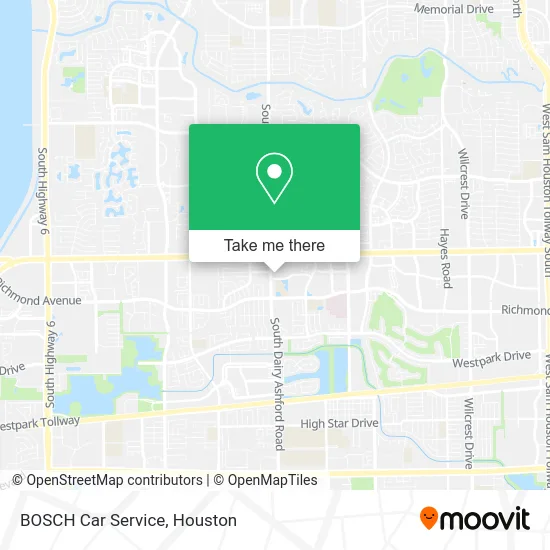BOSCH Car Service map