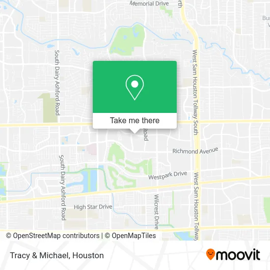Mapa de Tracy & Michael