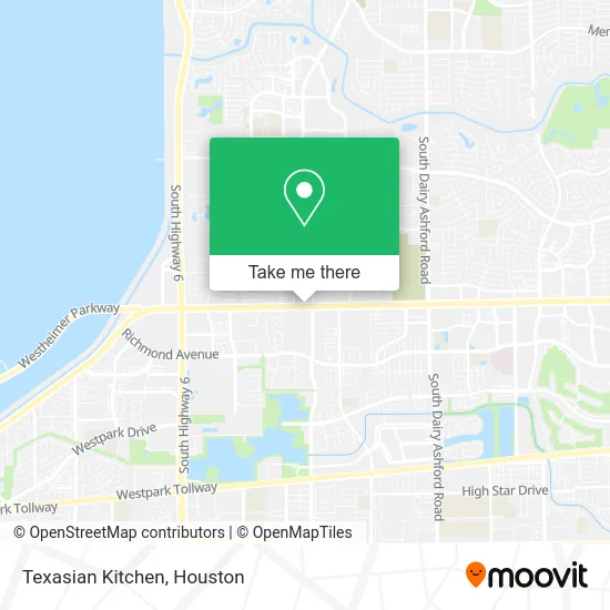 Texasian Kitchen map
