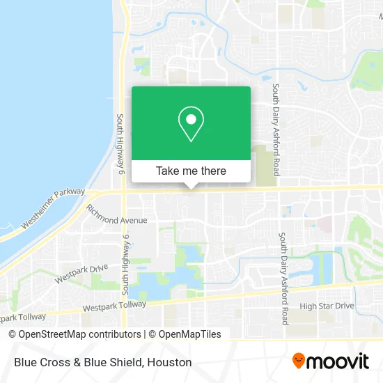 Blue Cross & Blue Shield map