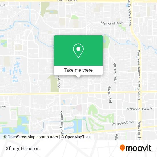 Xfinity map