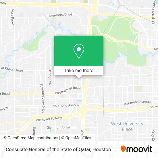 Consulate General of the State of Qatar map