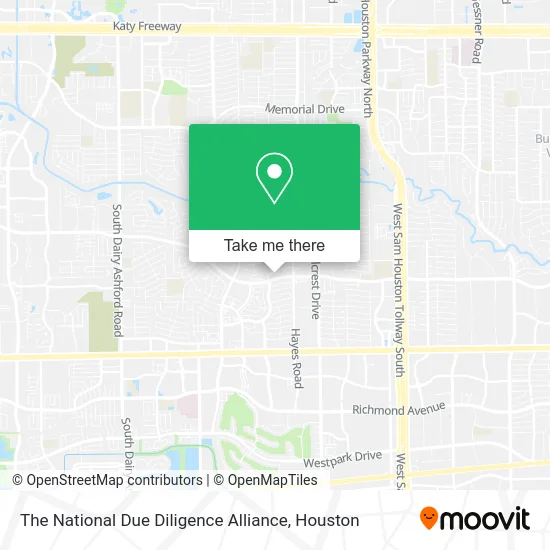 The National Due Diligence Alliance map