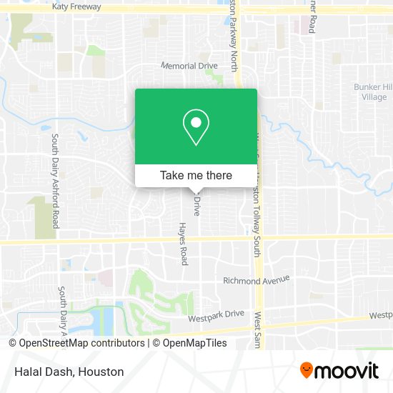 Halal Dash map