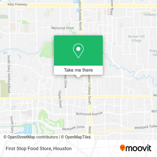 First Stop Food Store map