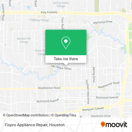 Fixpro Appliance Repair map