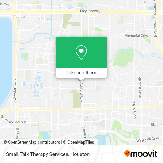 Small Talk Therapy Services map