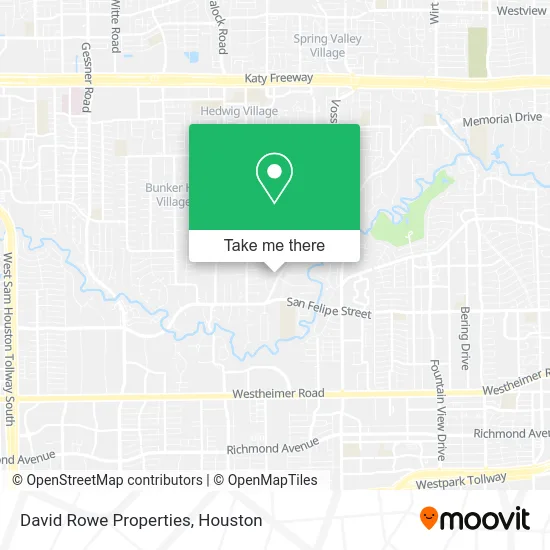 David Rowe Properties map