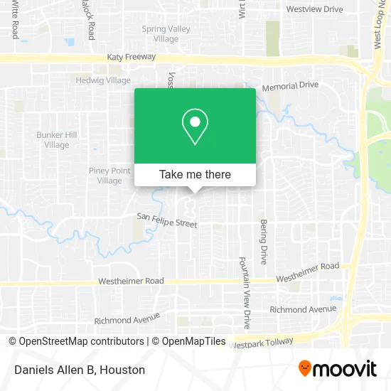 Mapa de Daniels Allen B