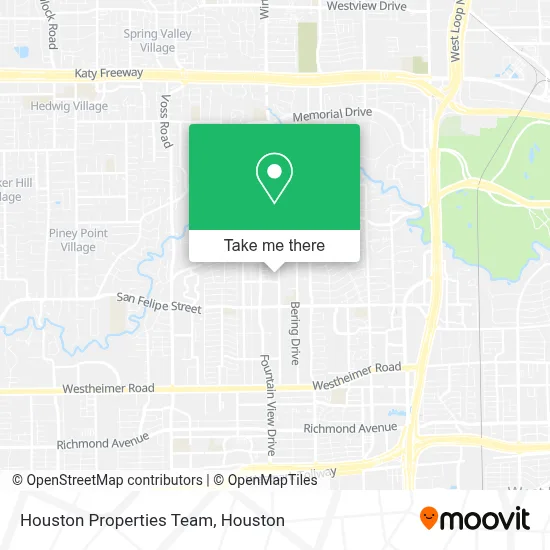 Houston Properties Team map