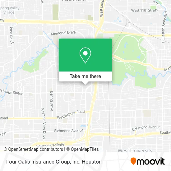 Four Oaks Insurance Group, Inc map
