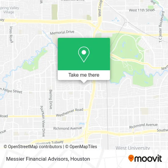 Mapa de Messier Financial Advisors