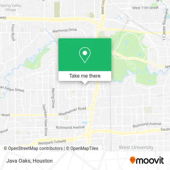 Mapa de Java Oaks