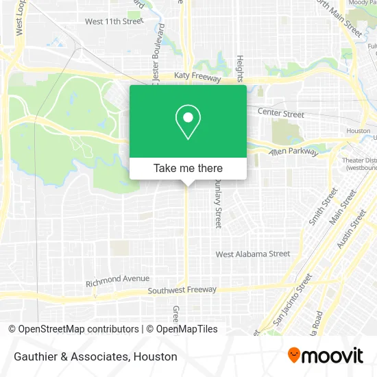 Gauthier & Associates map