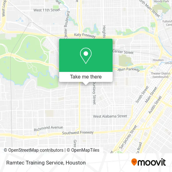 Ramtec Training Service map