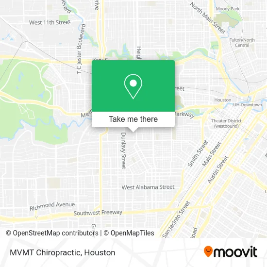 MVMT Chiropractic map