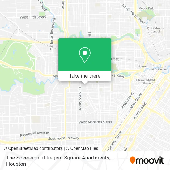 The Sovereign at Regent Square Apartments map