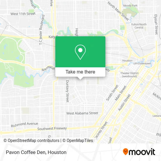 Pavon Coffee Den map