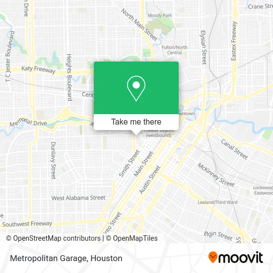Metropolitan Garage map
