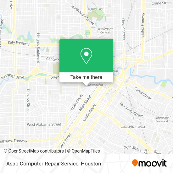 Asap Computer Repair Service map