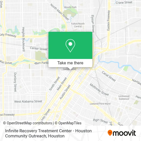 Infinite Recovery Treatment Center - Houston Community Outreach map