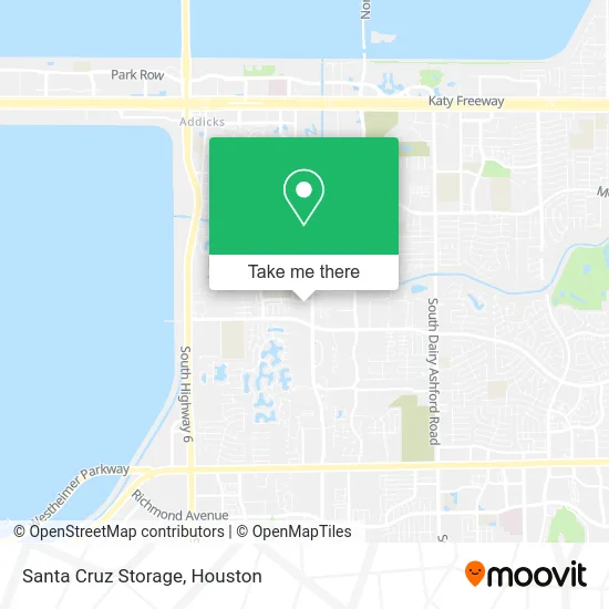 Santa Cruz Storage map