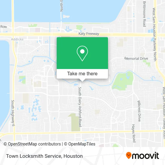 Town Locksmith Service map