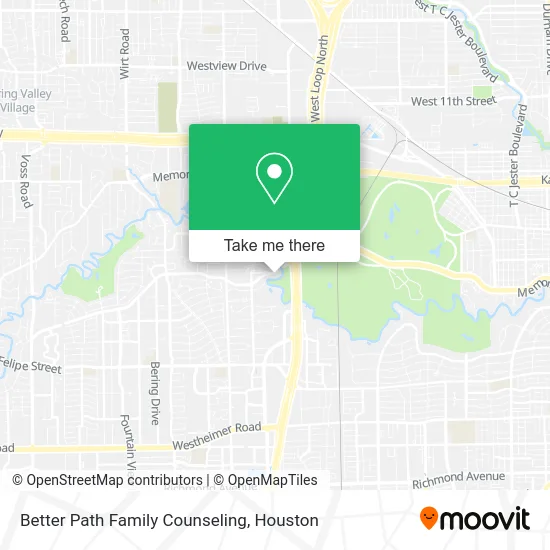 Better Path Family Counseling map