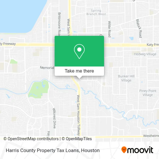 Harris County Property Tax Loans map